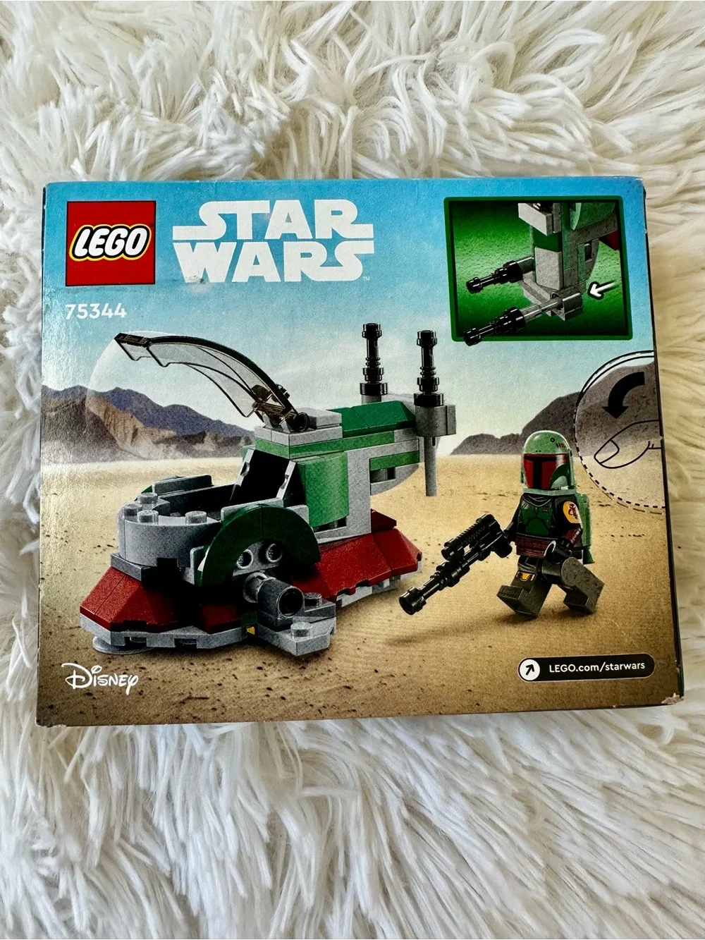 LEGO Star Wars 75344 Boba Fett's Starship Microfighter Sealed 85 Pieces New